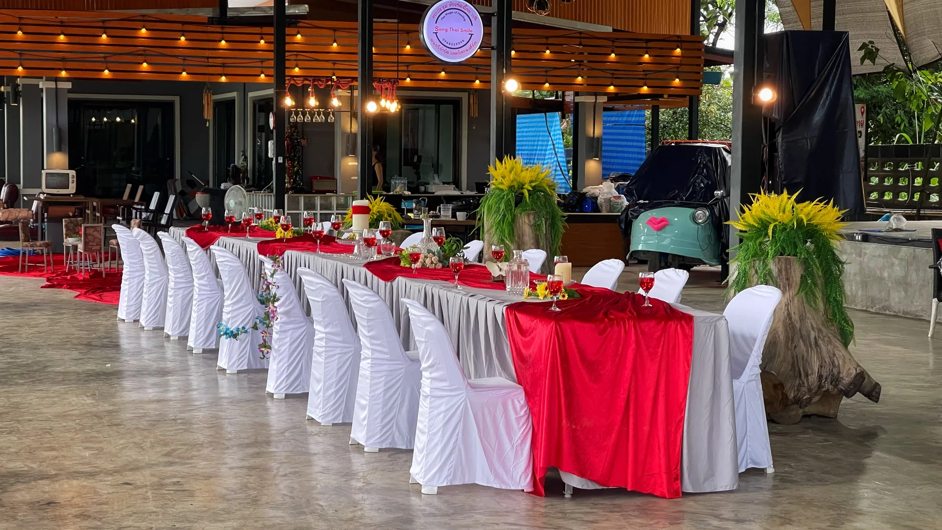 Long Table Wedding งานแต่งสากล ศรีสะเกษ